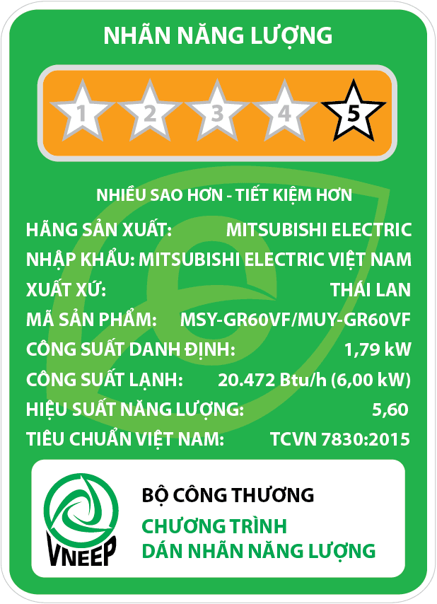 Bảo hành chính hãng: thân máy 2 năm, máy nén 5 năm.